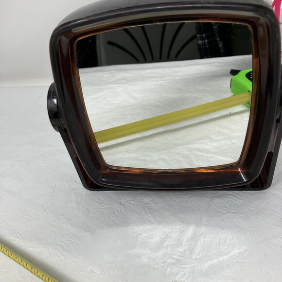 Vintage Magnifying Mirror Two Sided Vanity Plastic Tortoise Shell Hong Kong - Picture 5 of 16